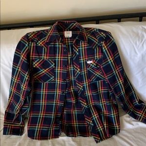 Topo Designs mountain shirt plaid flannel